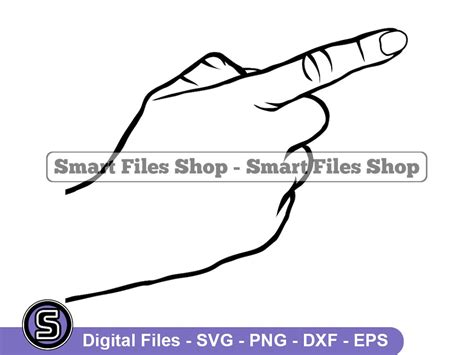 Pointing Finger Svg Finger Svg Hand Svg Finger Dxf Finger Png