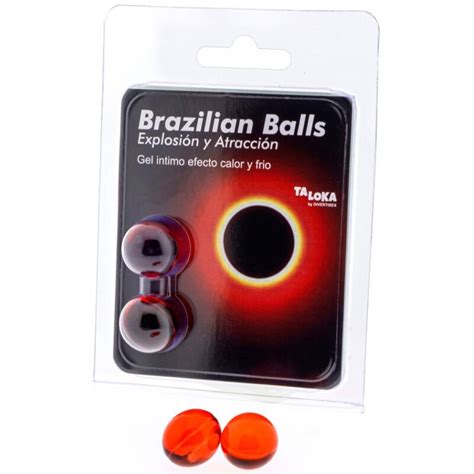 TALOKA BRAZILIAN BALLS GEL EXCITANTE EFECTO CALOR Y FRÍO 2 BOLAS