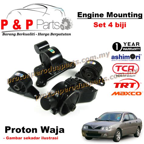 Engine Mounting Pcs Set Proton Waja Mmc Mitsubishi Campro