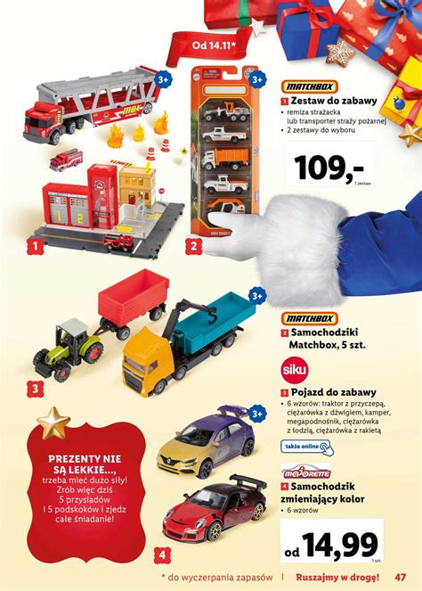 Lidl Katalog Zabawek 2022 samochód zmieniający kolor matchbox