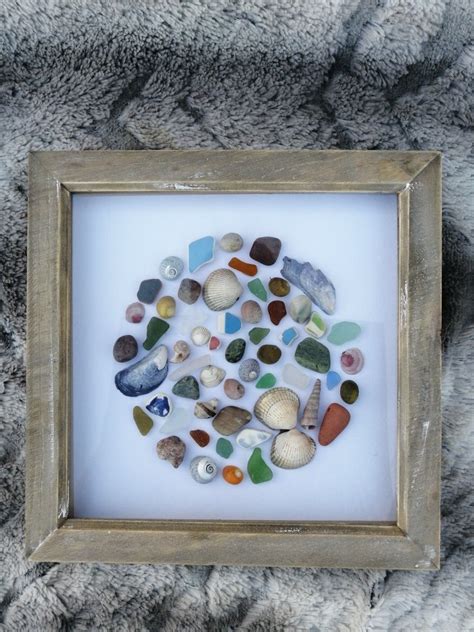 Shore Finds Circle Sea Glass Crafts Sea Glass Art Seashell Crafts