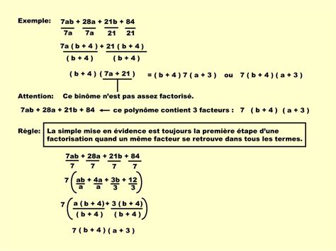 Ppt Factorisation Par Double Mise En Vidence Powerpoint Presentation