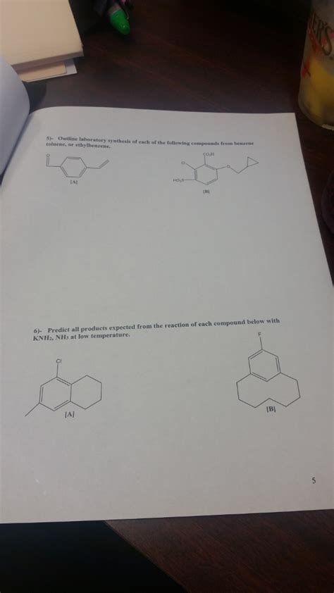 Solved Outline Laboratory Synthesis Of Each Of The Following Chegg