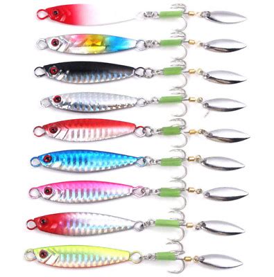 Pcs Micro Butterfly Metal Jig Fishing Lure Spoon Bait Jigging Tuna