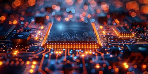 Contemporary Circuitry: Innovative Design Elements Stock Illustration ...