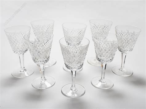 Antiques Atlas Set Of 8 Vintage Waterford Crystal Wine Glasses As700a1179 49177