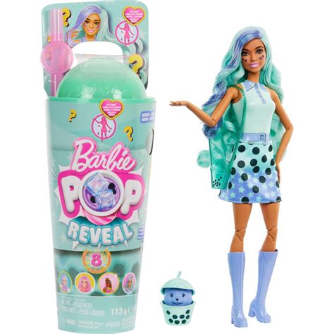 Barbie Pop Reveal Bubble Tea Series Doll Turquoise Htj21 Barbiepedia