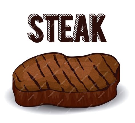 Premium Vector Steak House Concept With Meat Design