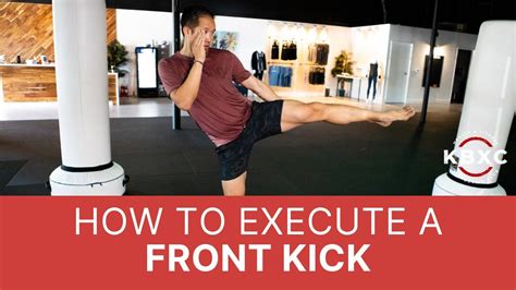 How To Execute Front Kicks In Kickboxing Kickboxing Club Fitness