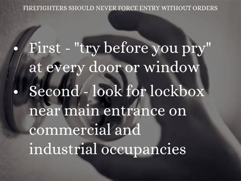 Principles Of Forcible Entry By Jarred Andrews