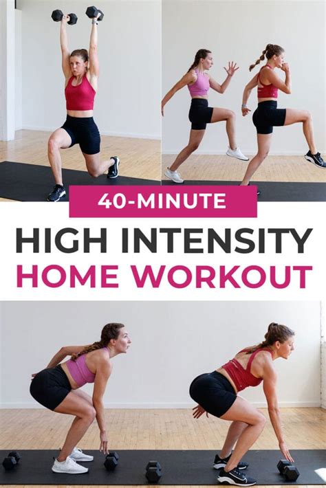 40-Minute Full Body High Intensity Workout (Video) | Nourish Move Love