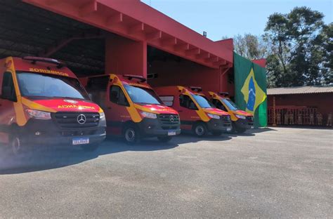 Ambulâncias São Entregues Para Curitiba E Municípios Da Rmc