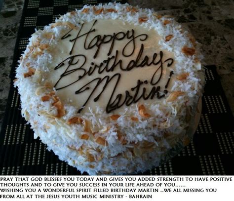 hAPPY BIRTHDAY MARTIN | Happy birthday martin, Banana cake recipe, Cake