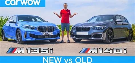 New BMW M135i vs old M140i review with 0-60mph, rolling race & brake ...