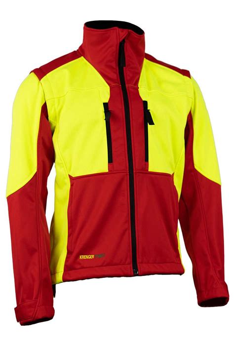 Forst Softshell Jacke Gelb Rot S 3XL Rudolf Krenger AG