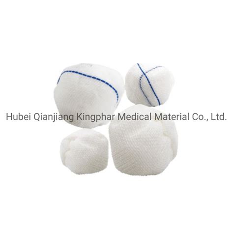 Sterile 100 Cotton Gauze Ball Medical First Aid Disposable Absorbent