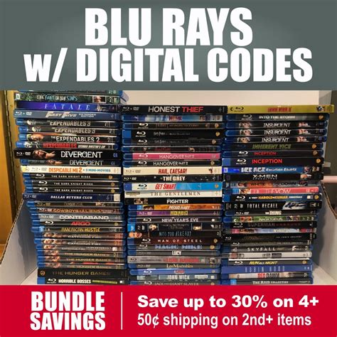 Blu Rays w/ DIGITAL CODES *Bundle Discounts** 300+ (N thru Z ) - สถานี ...