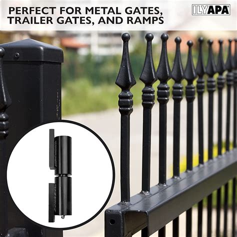 Buy Ilyapa Heavy Duty Barrel Hinges Pack Inch Black Weld On