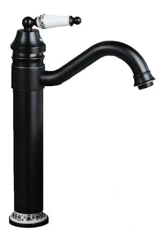 Llave Grifo Monomando Lavabo Ovalin Ba O Negro Mate Gami En Venta En