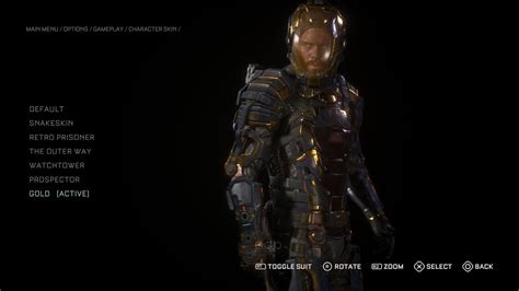 The Callisto Protocol All Skins And Dlc Suits Youtube