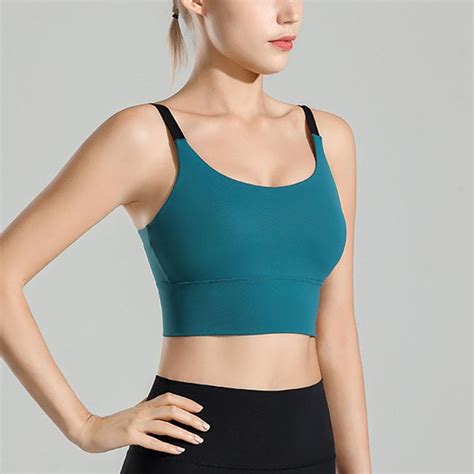 Cheap Coliyoyo Fitness Tight Sports Vest Tops For Women Bustier Strappy