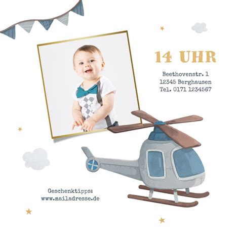 Einladungskarte Geburtstag Flugzeug Und Send A Smile