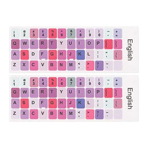 Patikil Pcs Universal English Keyboard Stickers Replacement English