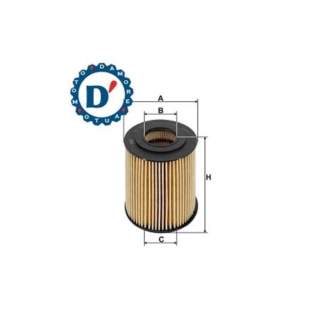 FILTRO OLIO MOTORE E72 I32 H80 BMW 1 E88 3 E46 E90 E91 X1 E84 1