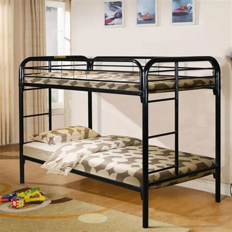 Donco Twintwin Black Metal Bunk Bed Bunk Bed Buy