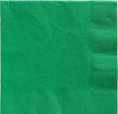 Big Party Pack Festive Green Beverage Napkins 5 X 5 Pack Of 100 Party Supp Ebay