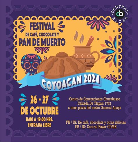 Festival de Café Chocolate y Pan de Muerto 2024 en CDMX fecha y