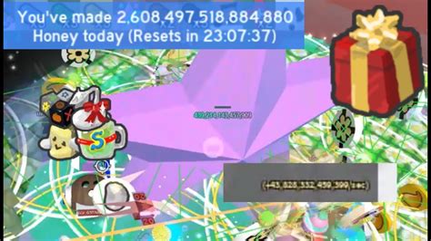 WORLD RECORD BOOST AND GUMMY STAR 2 6qd Honeyday Bee Swarm