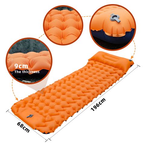 1pcs Camping Sleeping Pad Inflatable Air Mattresses Outdoor Mat