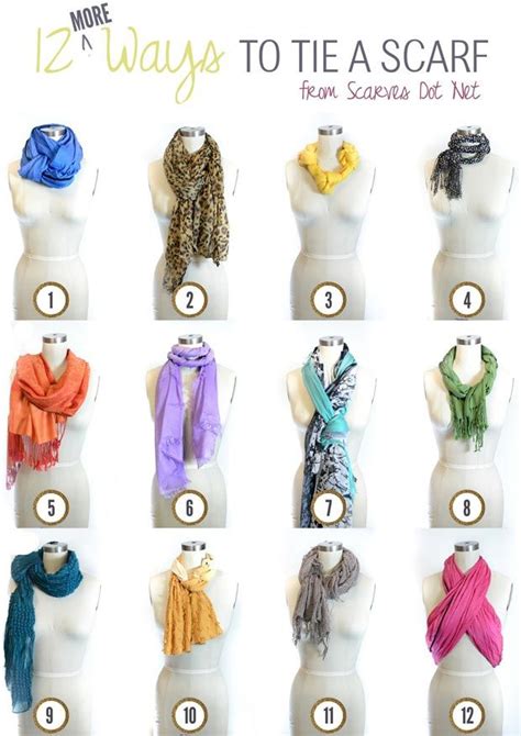 How To Tie A Scarf 12 Fancy Ways Ways To Wear A Scarf How To Wear Scarves Tie Scarves Wearing