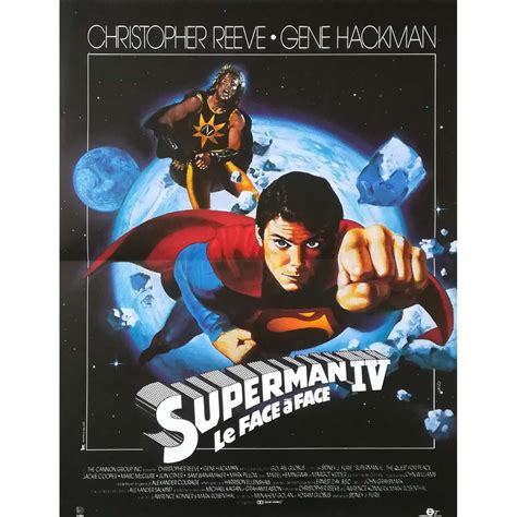 SUPERMAN IV Movie Poster 15x21 in.