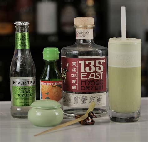 Matcha and Yuzu Gin Fizz : r/cocktails