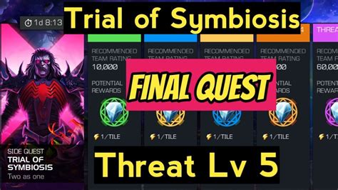 Trial Of Symbiosis MCOC March 2024 Side Quest Marvel Contest Of