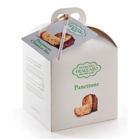 Pasticceria Fraccaro White Box Classic Organic Panettone Artisan