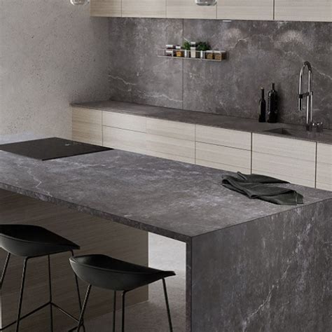 Dekton Laos Worktops Grey Kitchens Kitchen Benches Kitchen Worktop