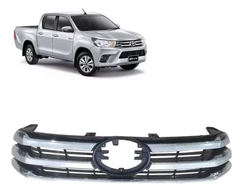 Mascara Para Toyota Hilux Revo 2016 Al 2020 Cromada Cuotas sin interés