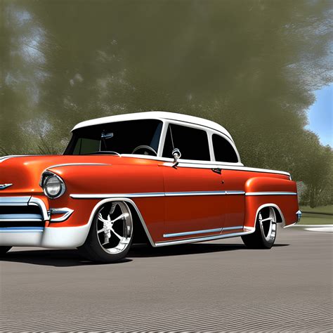 3d 57 Chevy Graphic · Creative Fabrica