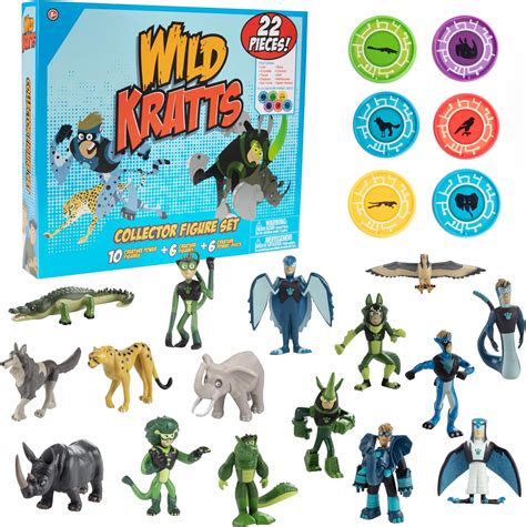 Wild Kratts Toys 22 Piece Collector Action Figure Set - Figures and ...