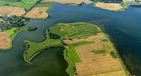 Garz Rügen von oben Halbinsel Zudar bei Garz Rügen auf der Insel