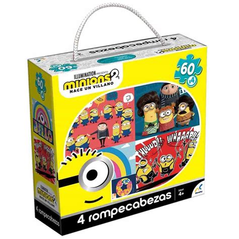 Rompecabezas 4 En 1 Minions 2 Con 60 Pzas Novelty