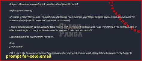 How To Write Cold Emails With Chatgpt Clashpanda