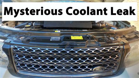 2012 Range Rover Land Rover HSE Mysterious Coolant Leak YouTube