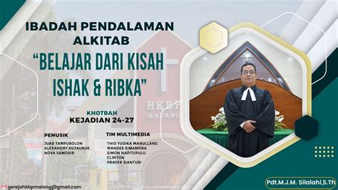 IBADAH PENDALAMAN ALKITAB RNHKBP 2022 SABTU 19 NOVEMBER 2022 YouTube