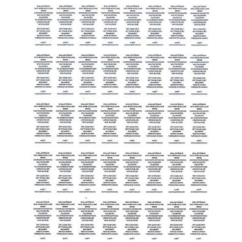 Computer label (1 X 2.125) – Clothing Labels