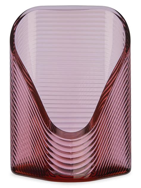 NUDE GLASS Mist Tea Light Holder One Color Editorialist