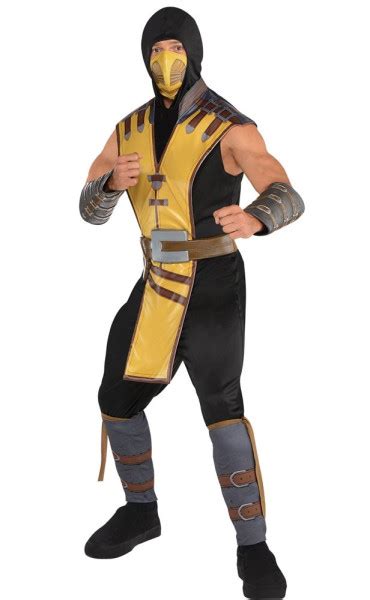 Mortal Kombat Scorpion Kostume Til M Nd Party Dk